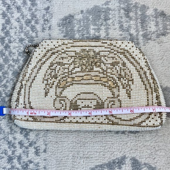 Vintage 1930s Czech Glass Beaded Evening Bag - Picture 6 of 7